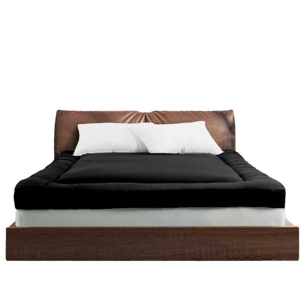 แผ่นรองนอน 6 ฟุต IBED รุ่นนุ่มแน่น (ลายเรียบ) หนา 4 นิ้ว ONYX